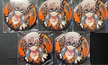 爆豪勝己　ベースヤード　缶バッジ　僕のヒーローアカデミア　ヒロアカ Amazon.co.jp: ヒロアカ 爆豪勝己 缶バッジ 特典イラストカード